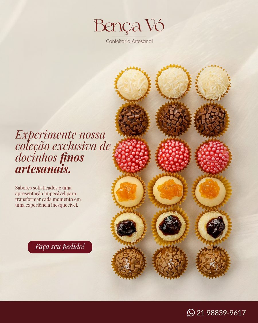 Post Instagram Bença Vó — docinhos